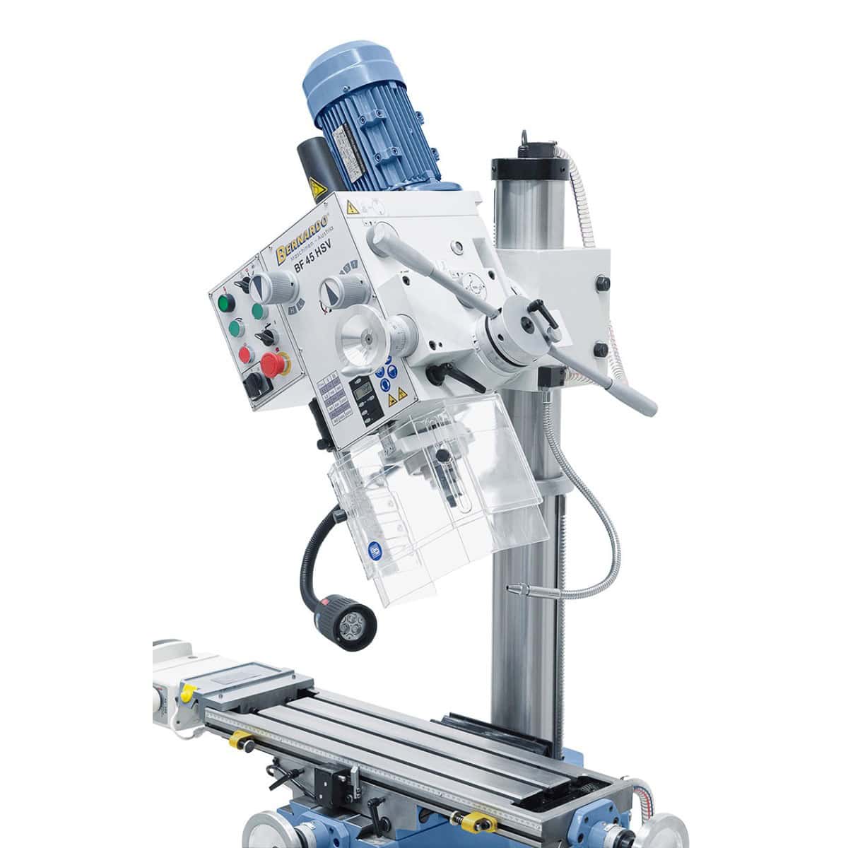 Trapano e fresatrice BF 45 HSV con avanzamento asse x
