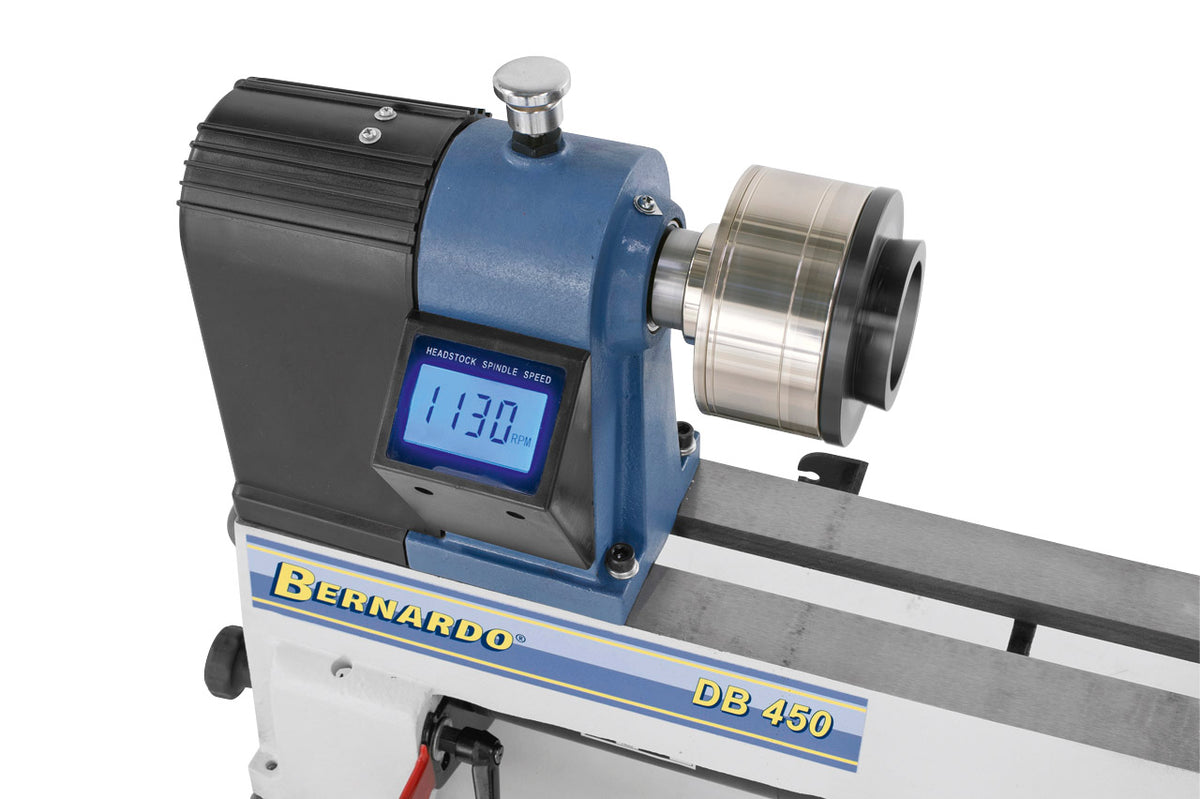 Torno para madeira Bernardo madeira DB 450 230V + Buchas M33 Autocentranti