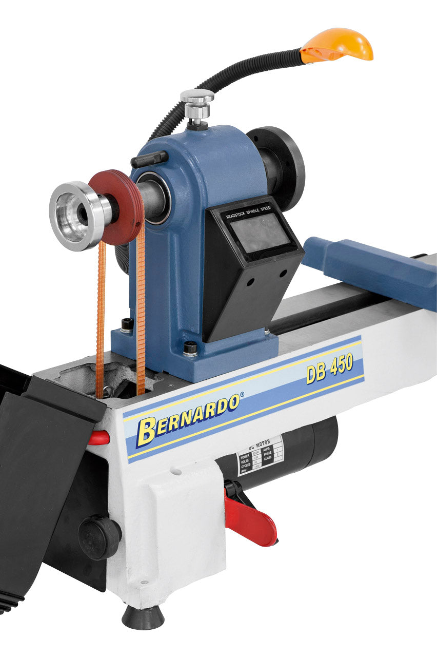 Torno para madeira Bernardo madeira DB 450 230V + Buchas M33 Autocentranti