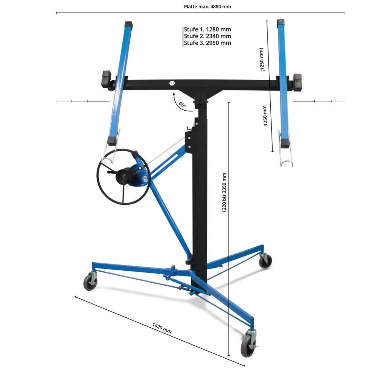Elevador cartongesso Güde - 68 kg