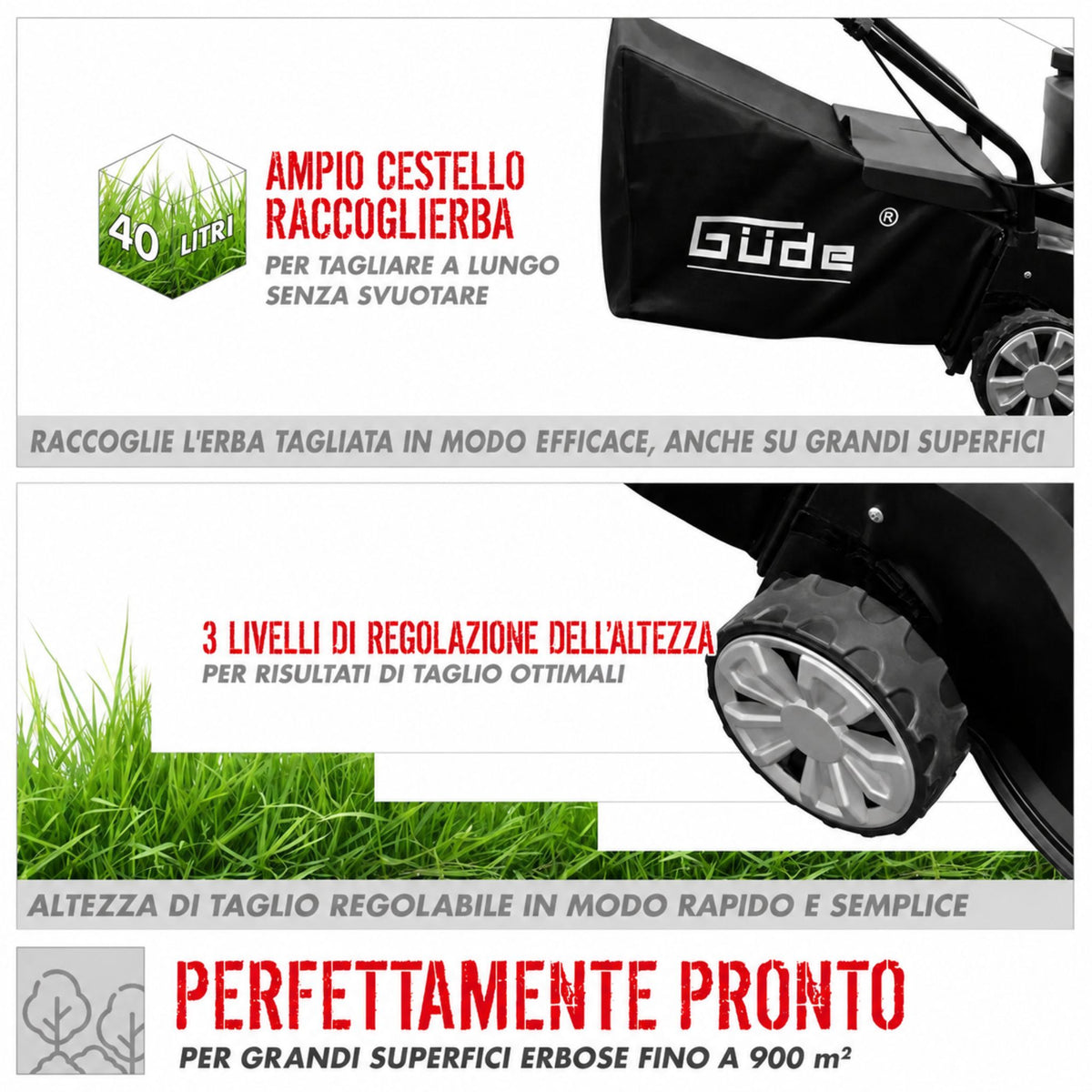 Corta-relva Güde ECO WHEELER 412.2 P