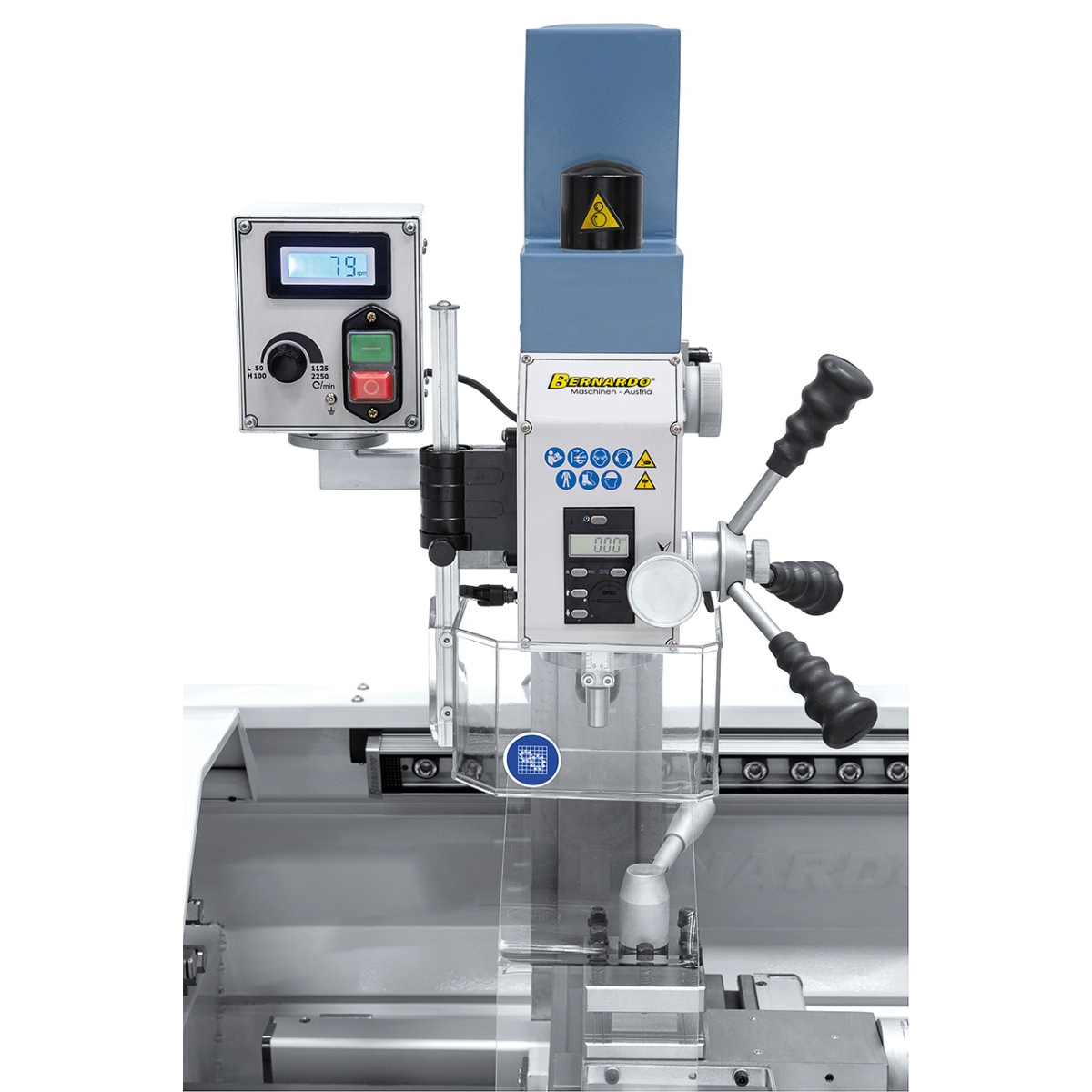 Torno para metal Bernardo fresadora Proficenter 650 G com DRO 2 eixos