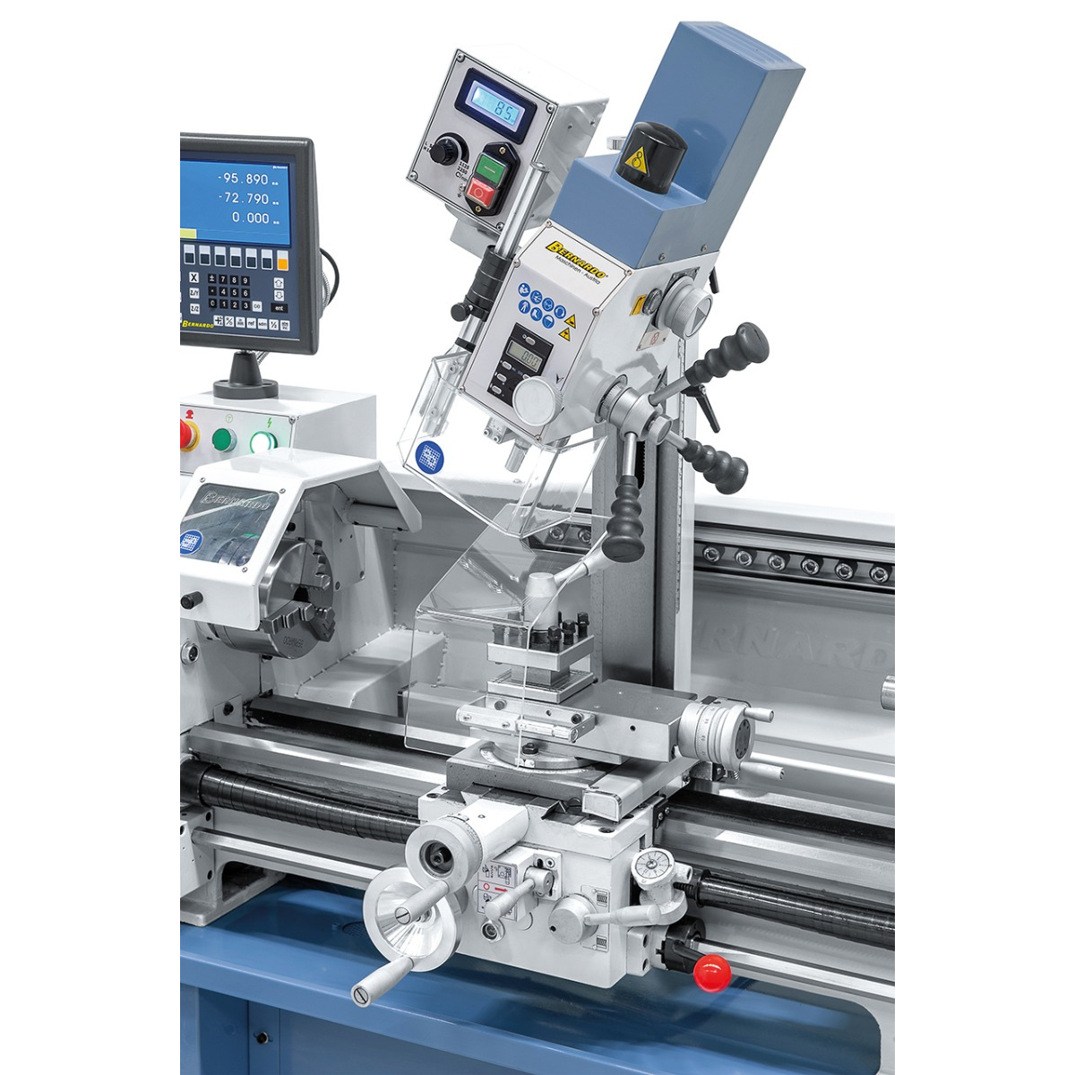 Torno para metal Bernardo fresadora Proficenter 650 G com DRO 2 eixos