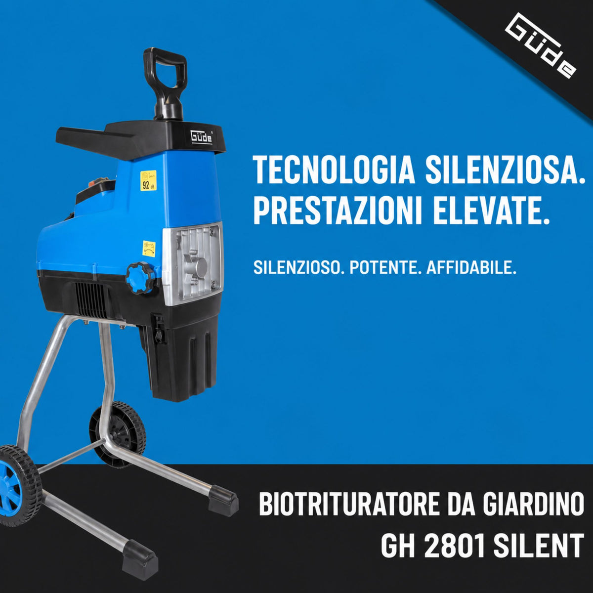 Triturador silencioso Güde GH 2801 SILENT