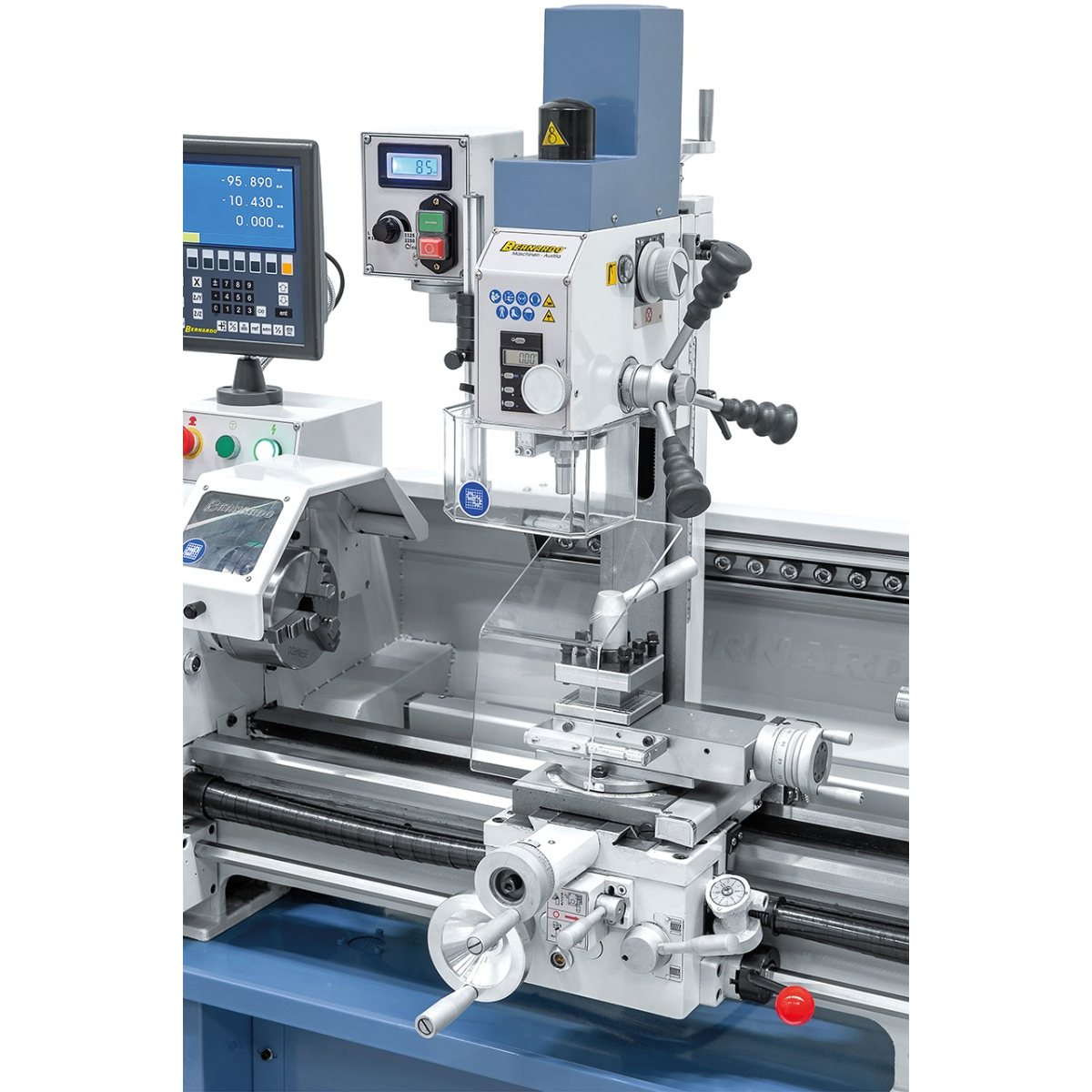 Torno para metal Bernardo fresadora Proficenter 650 G com DRO 2 eixos