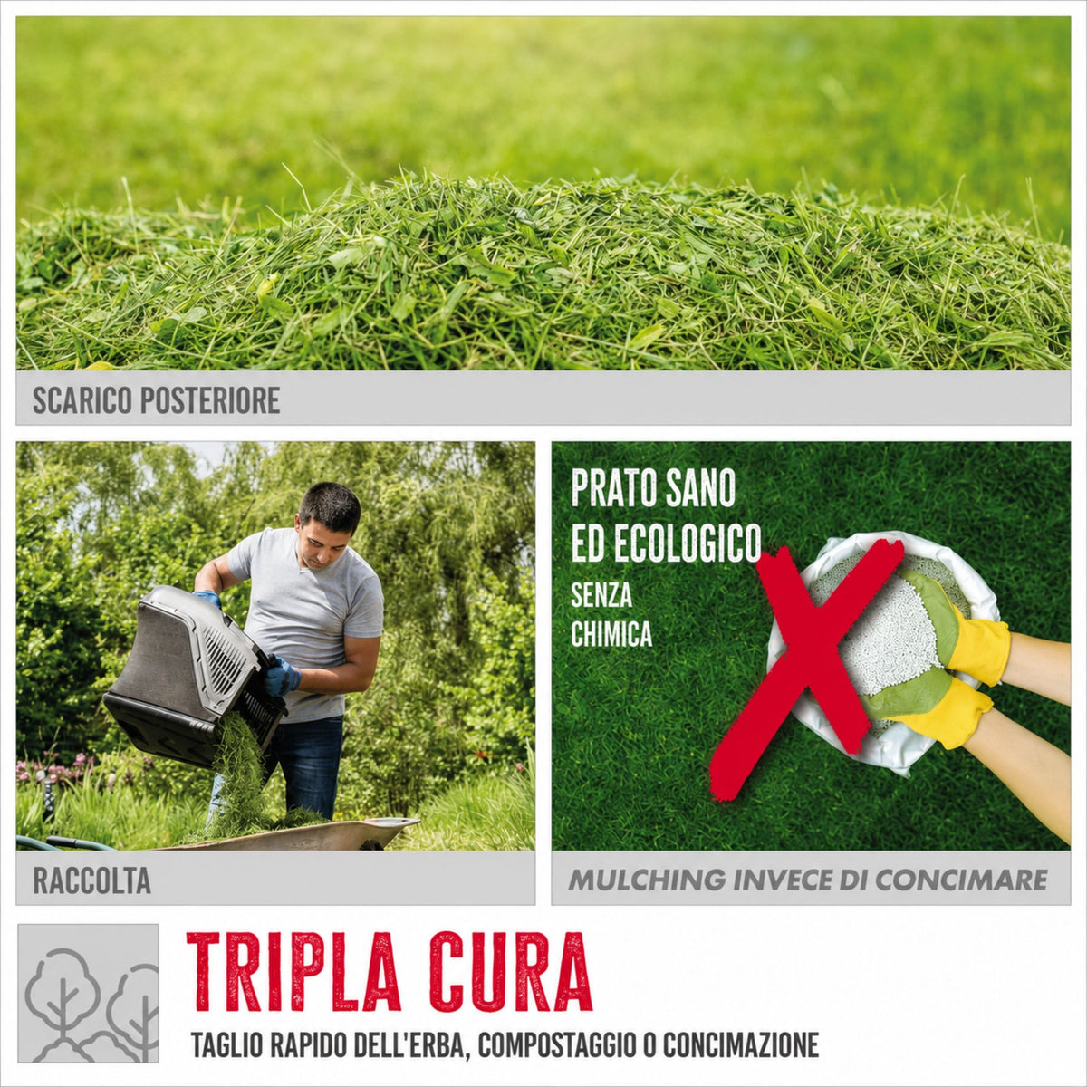 Corta-relva a spinta Güde ECO WHEELER 413.3 R