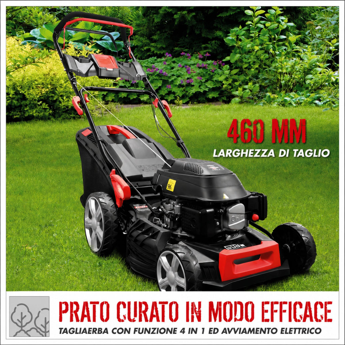 Corta-relva Güde ECO WHEELER 464.4 R Li ES
