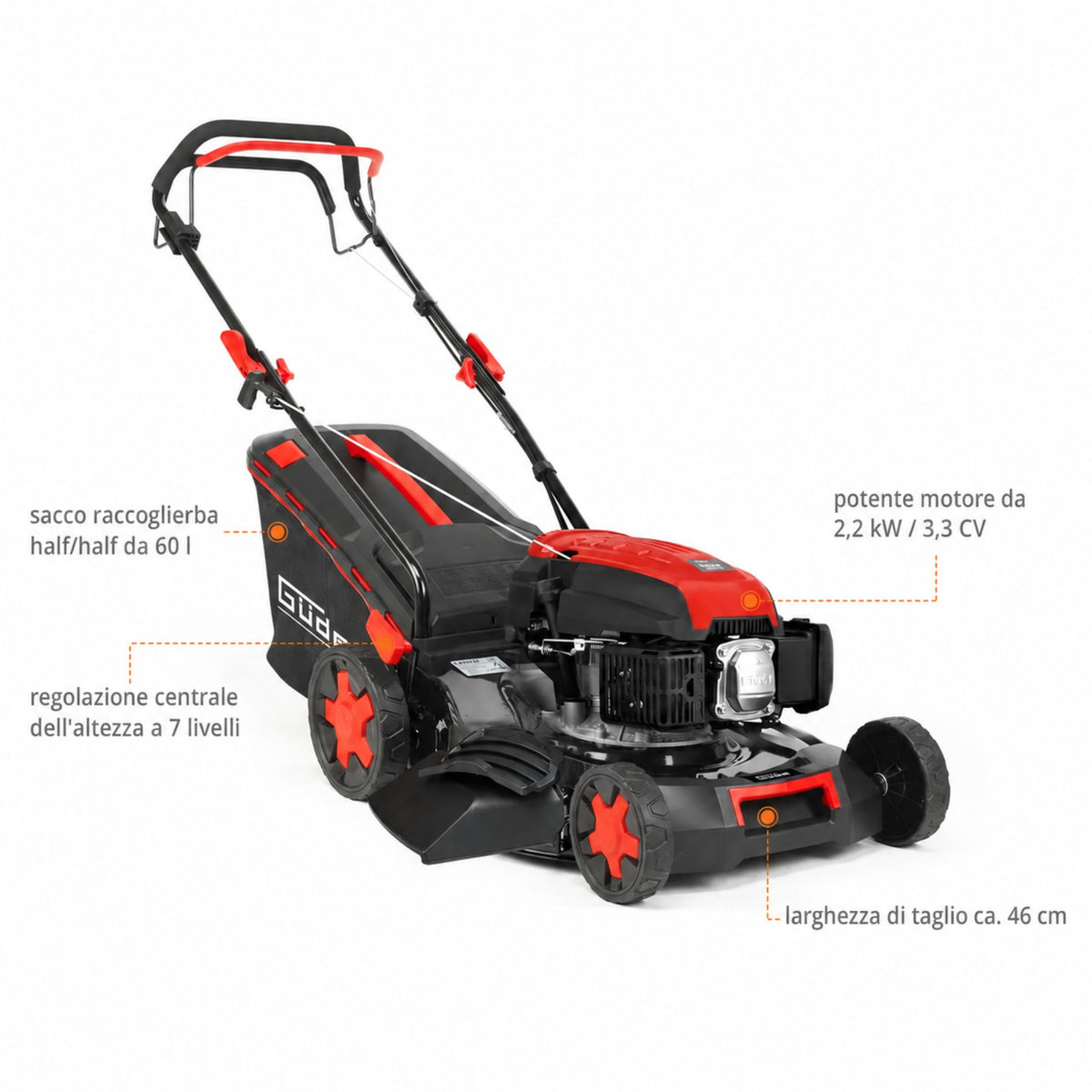 Corta-relva Güde BIG WHEELER 464.3 R