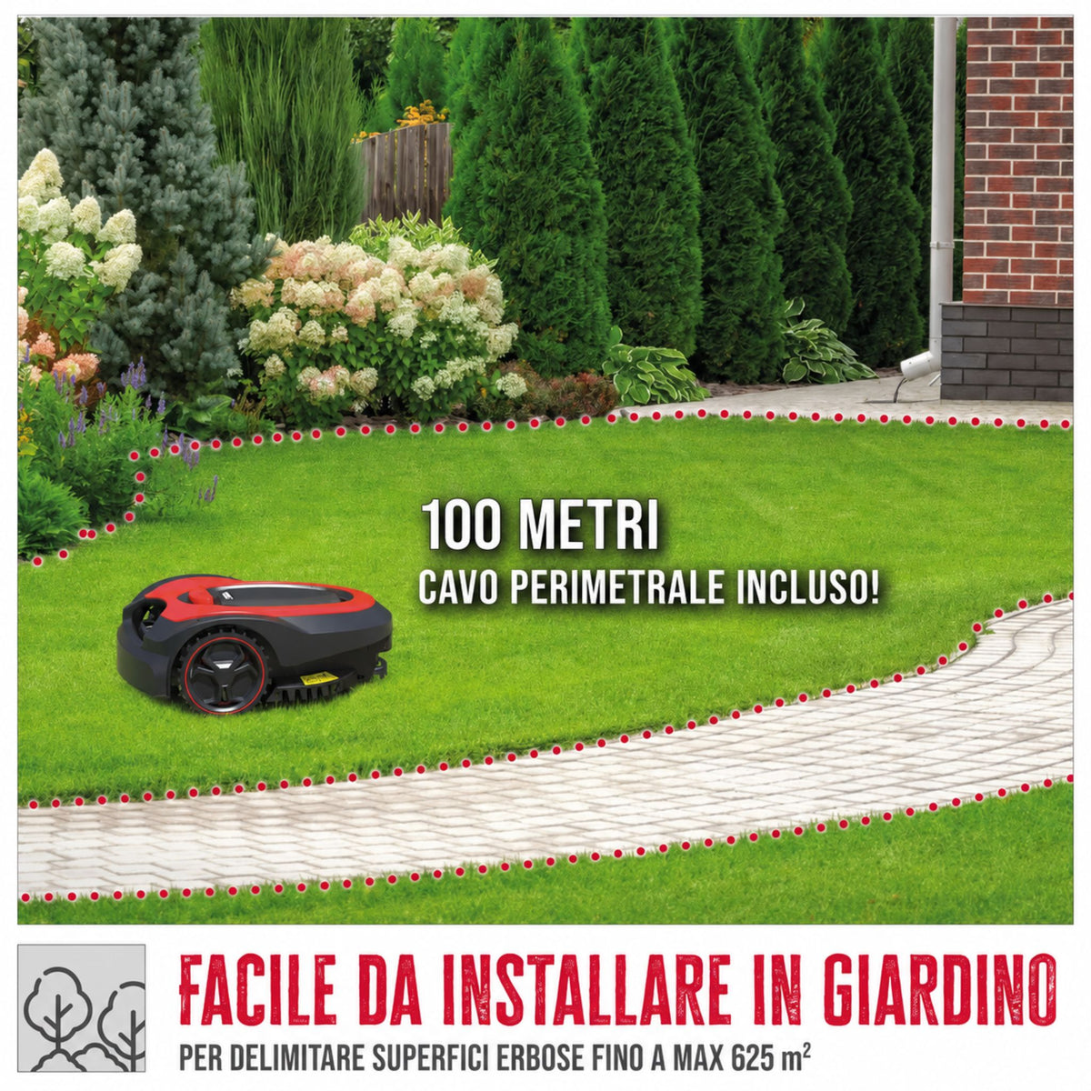 Ferramenta de jardinagem Guede Güde Robot corta-relva GRR 180.1