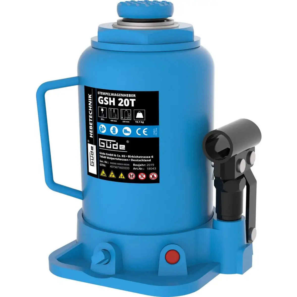 Macaco de garrafa Güde GSH-20T