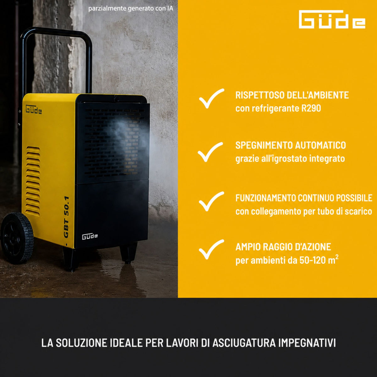 Güde Desumidificador GBT 50.1