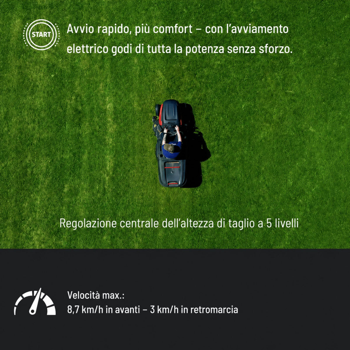 Trator corta-relva Güde GAR 685 T