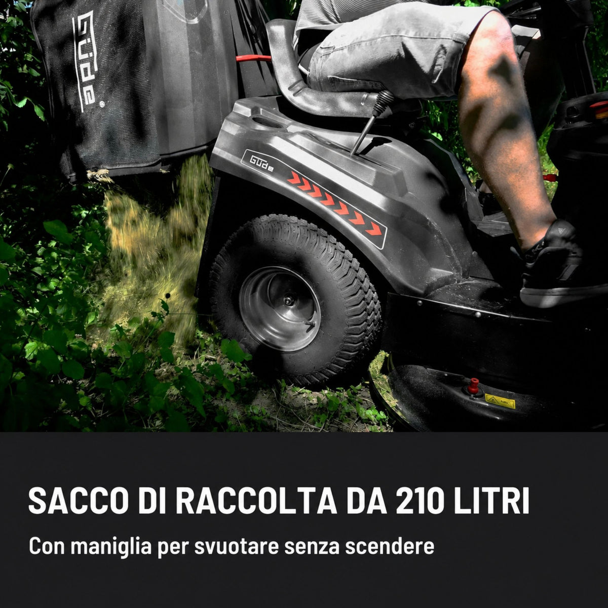 Trator corta-relva Güde GAR 960 T Hydrostat