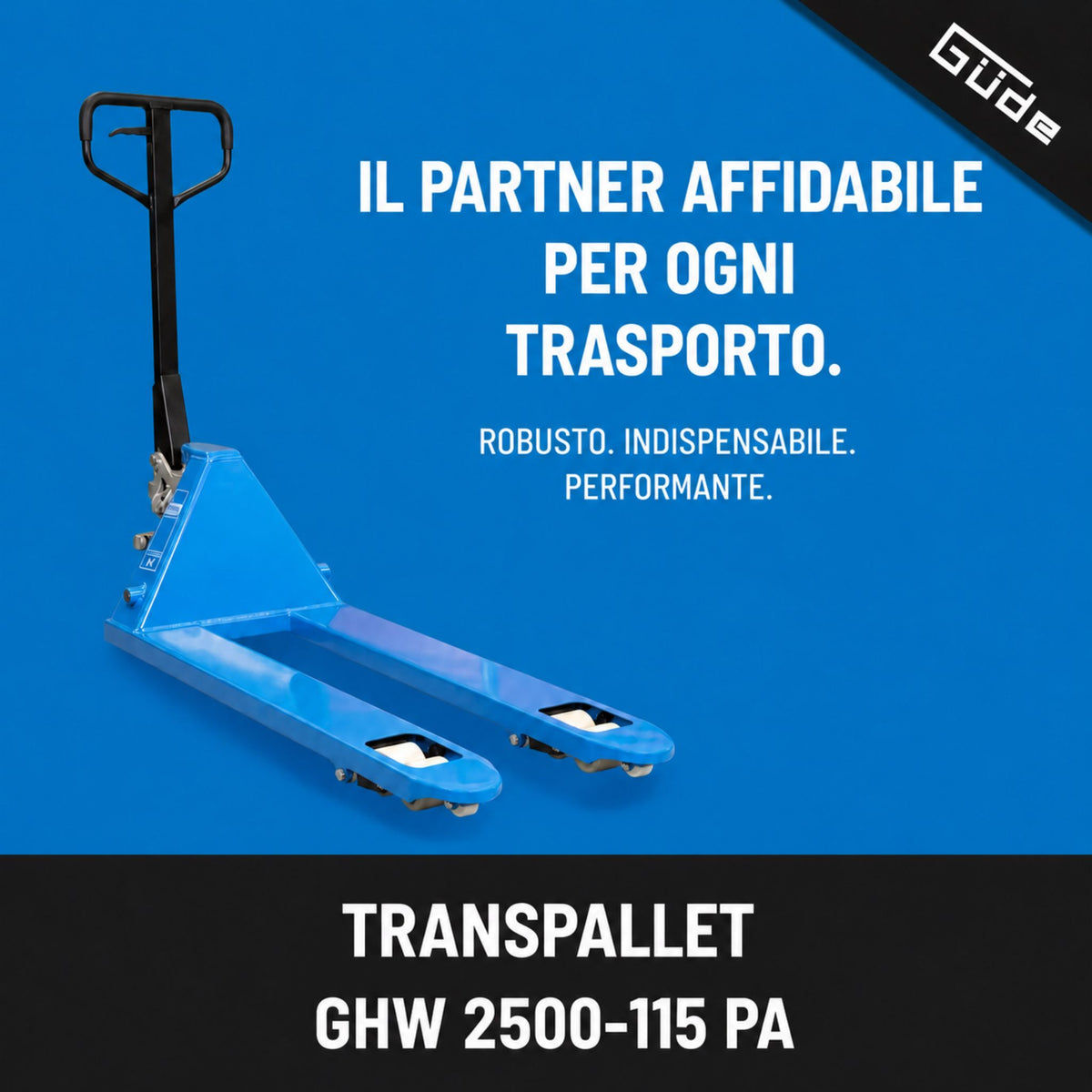 Empilhador manual Güde 2500 kg - PA