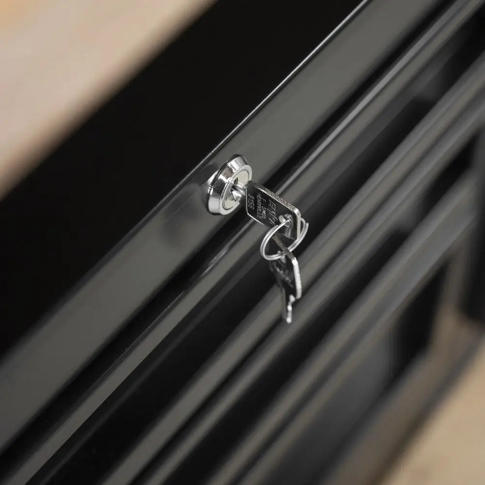 Banco da lavoro Guede P 1200 SS Black Line con 6 cassetti