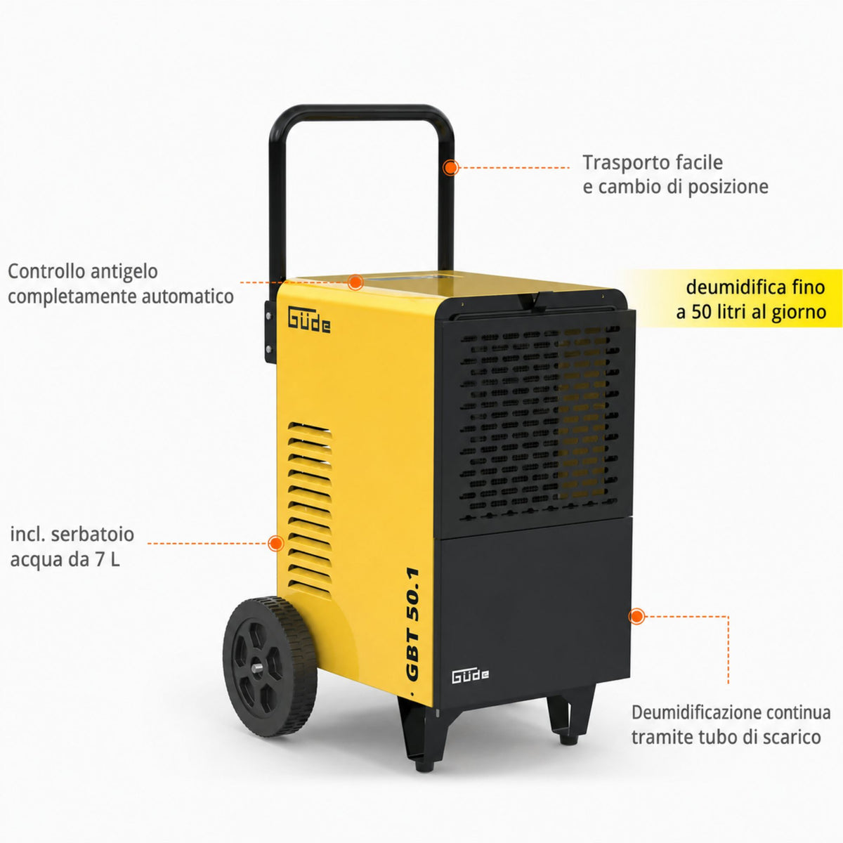 Güde Desumidificador GBT 50.1