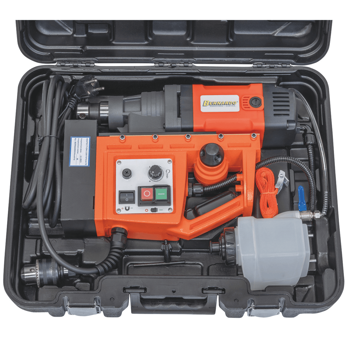 Caroteadora magnética Bernardo MD 5050 VD – Ø 50 mm × 50 mm, velocidade variável (Variable Drive), motor 1700 W, peso 11.2 kg