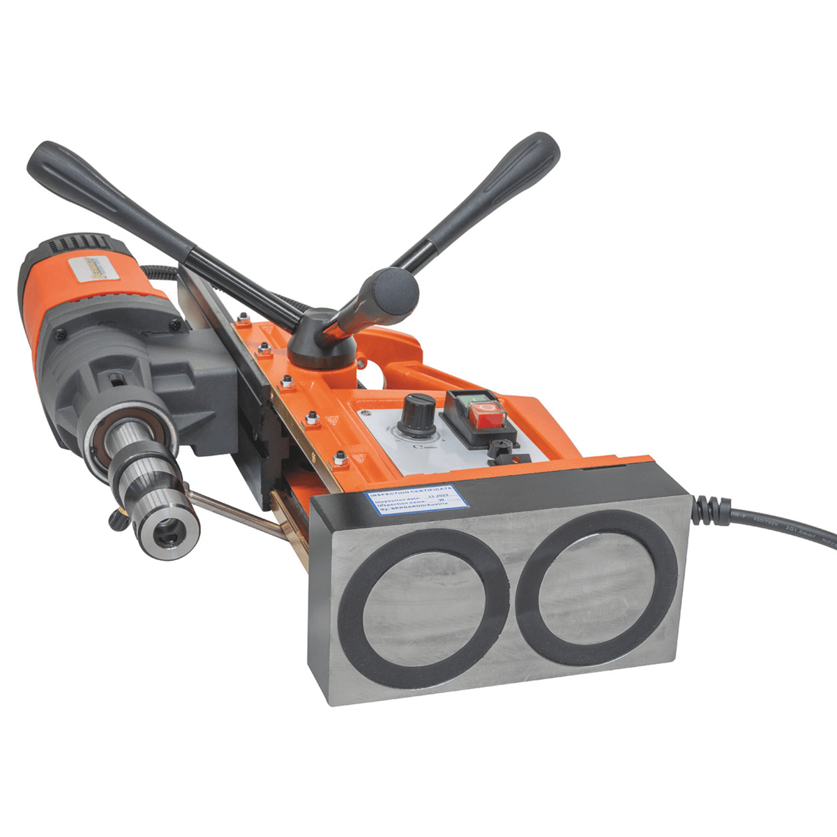 Caroteadora magnética Bernardo MD 6050 VD – Ø 60 mm × 50 mm, velocidade variável (Variable Drive), motor 1890 W, peso 17 kg