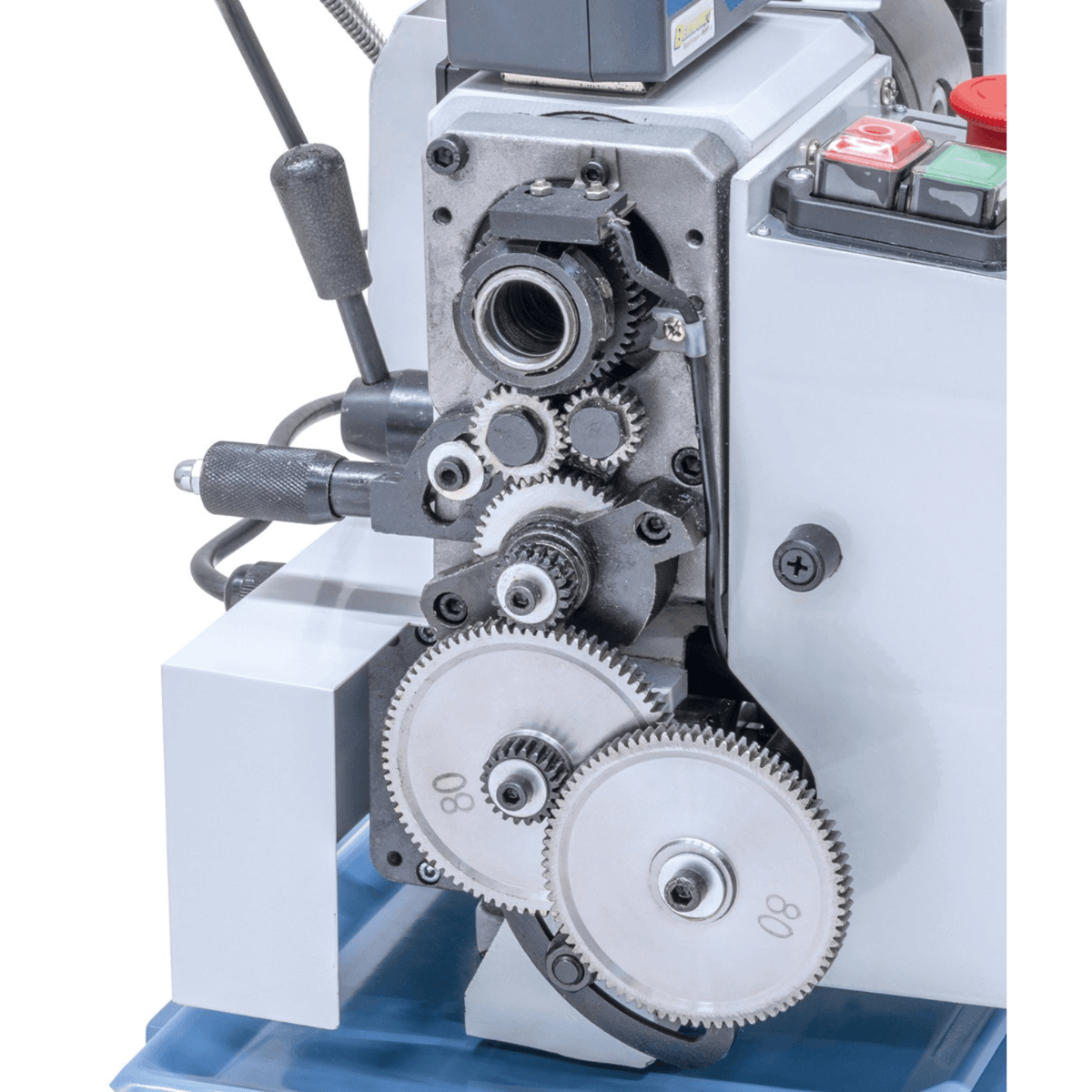 Torno para metal Bernardo Hobby 350 Top compacto com DRO 2 eixos