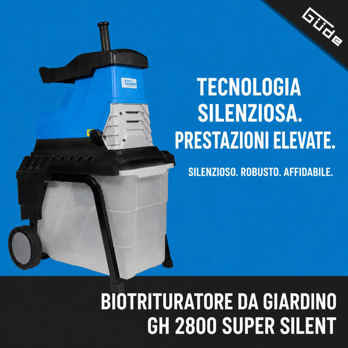 Triturador silencioso Güde GH 2800 SUPER SILENT