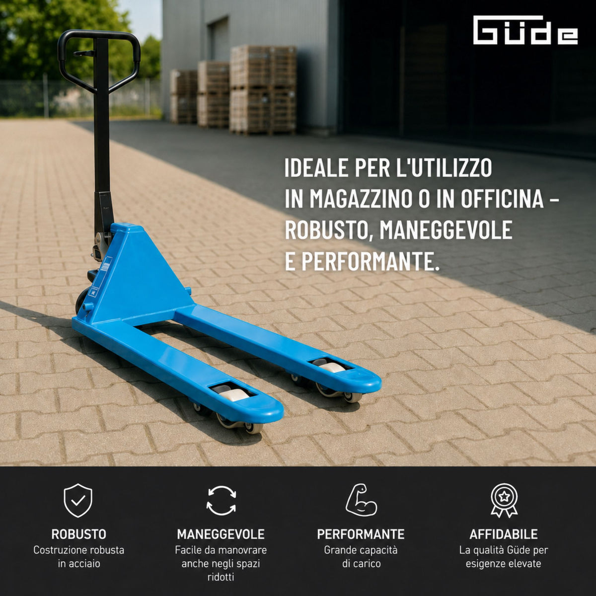 Empilhador manual Güde 2500 kg - PA