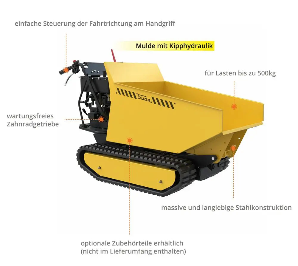 Guede Dumper de lagartas GRD 500/R