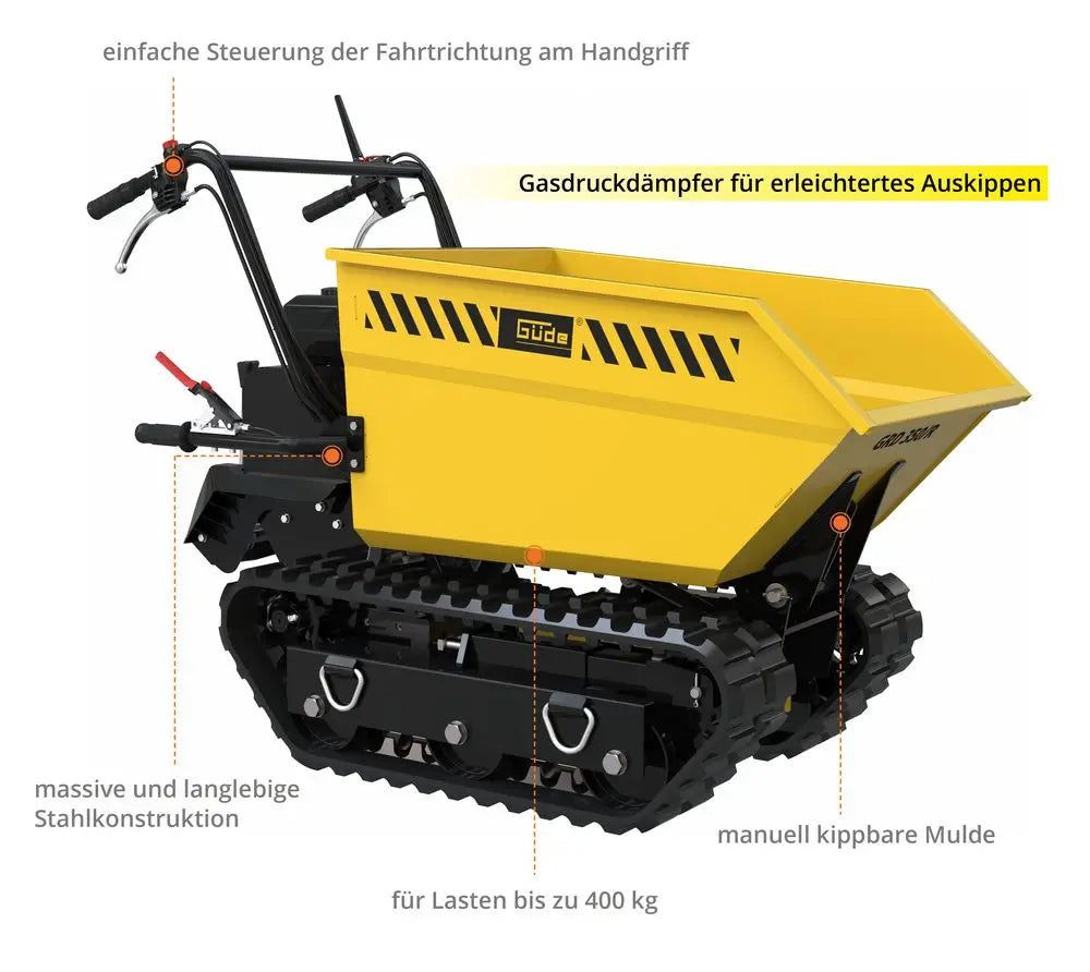 Guede Dumper de lagartas GRD 400/R