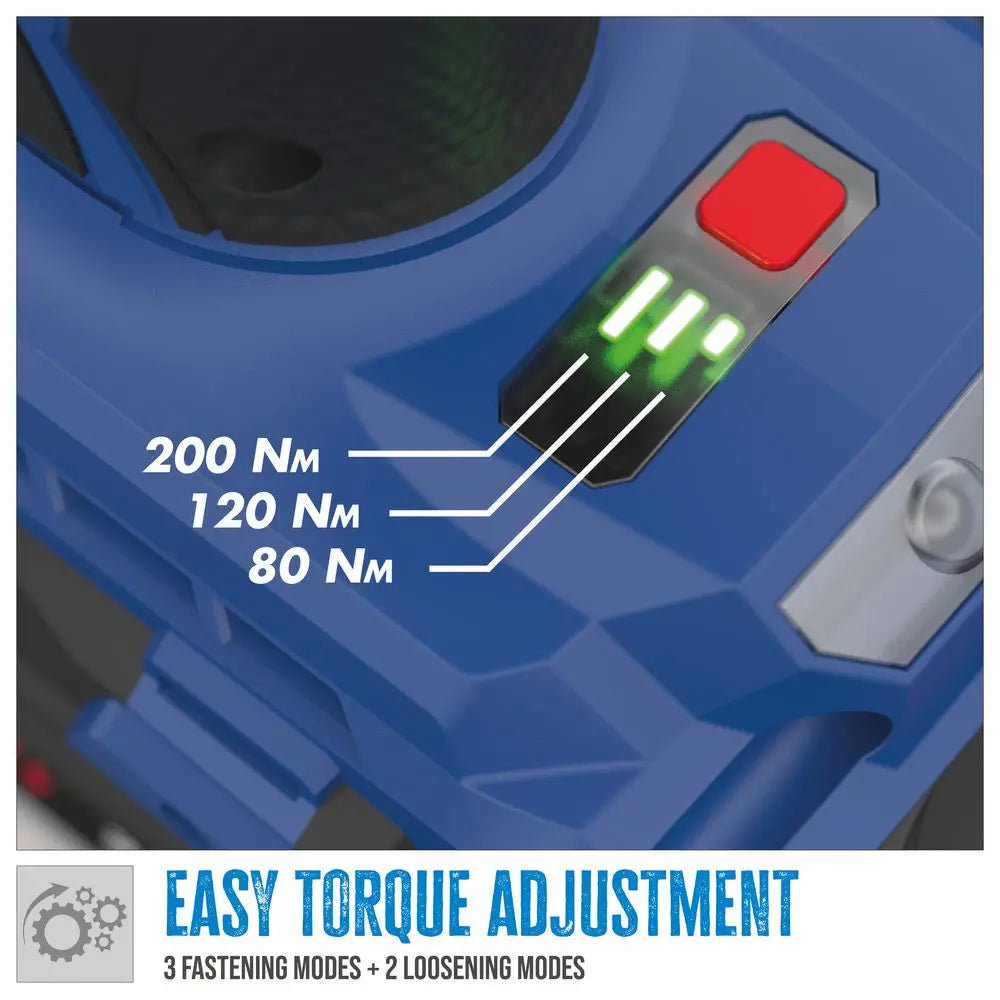 Avvitatore ad impulsi a batteria Guede BSS 18 1/4-0 BL – 18V