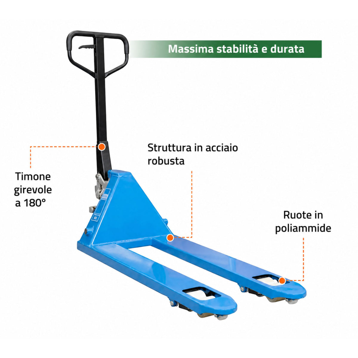 Empilhador manual Güde 2500 kg - PA