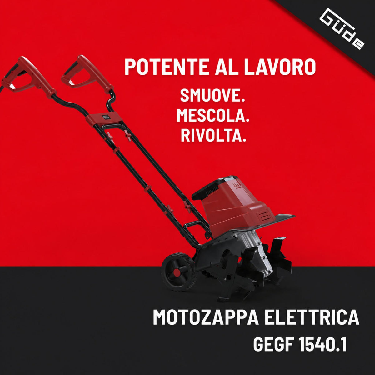 Ferramenta de jardinagem Güde motoenxada elétrica GEGF 1540.1