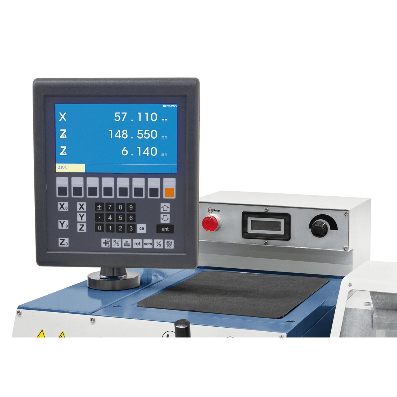 Tornio Bernardo Standard 165 V-Top con DRO 3 assi ES-12 V