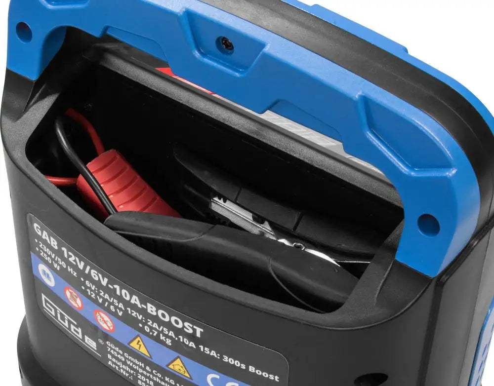 Carregador de baterias automático Güde GAB 12V/6V-10A-BOOST