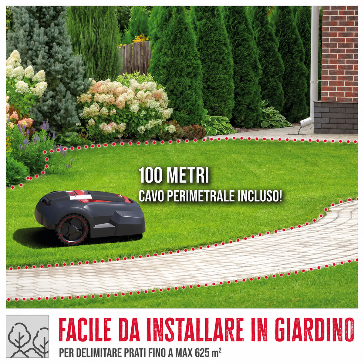 Ferramenta de jardinagem Güde robot corta-relva GRR 240.1