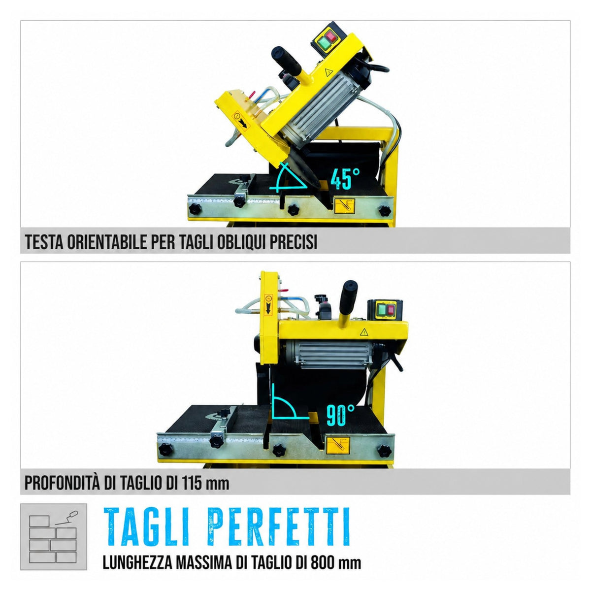 Máquina cortador de pedra Güde GSTM 350