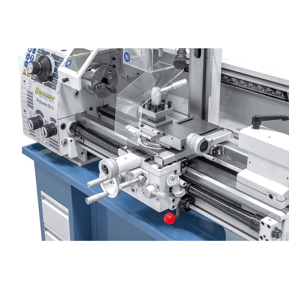 Torno para metal Bernardo fresadora Proficenter 650 G com DRO 2 eixos