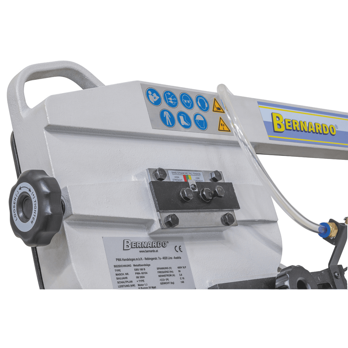 Serra de fita para metal Bernardo 400 V