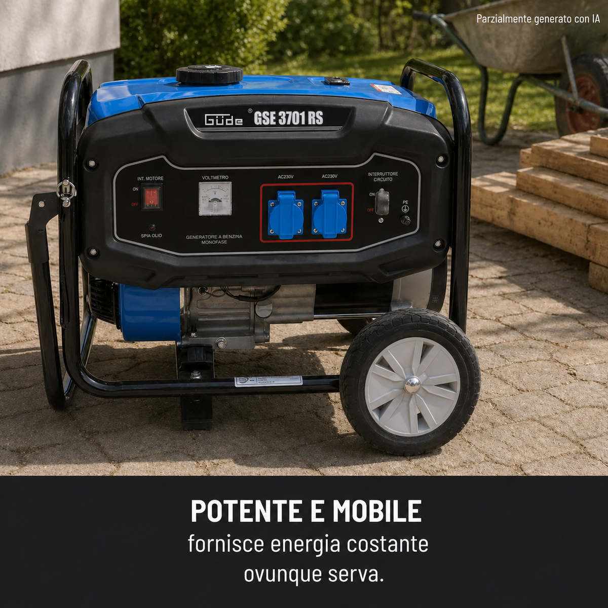 Gerador a gasolina Güde GSE 3701 RS