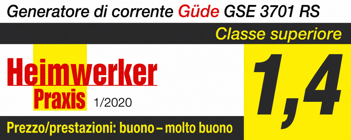 Gerador a gasolina Güde GSE 3701 RS