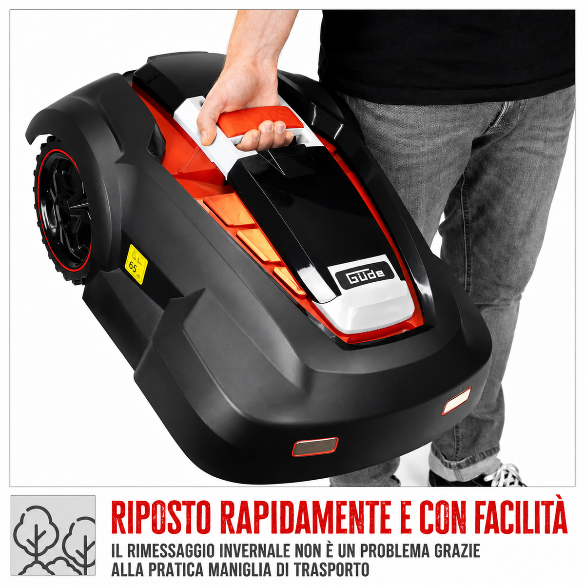 Ferramenta de jardinagem Güde robot corta-relva GRR 240.1