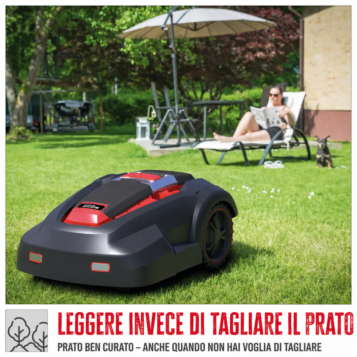 Ferramenta de jardinagem Güde robot corta-relva GRR 240.1