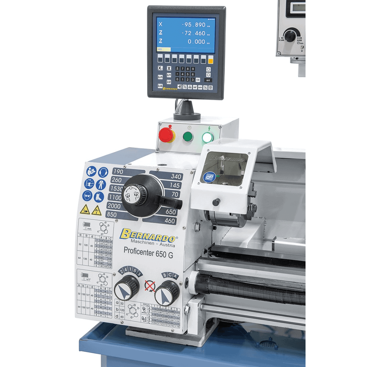 Torno fresadora Bernardo Proficenter 650 G / 400 V com DRO 2 eixos