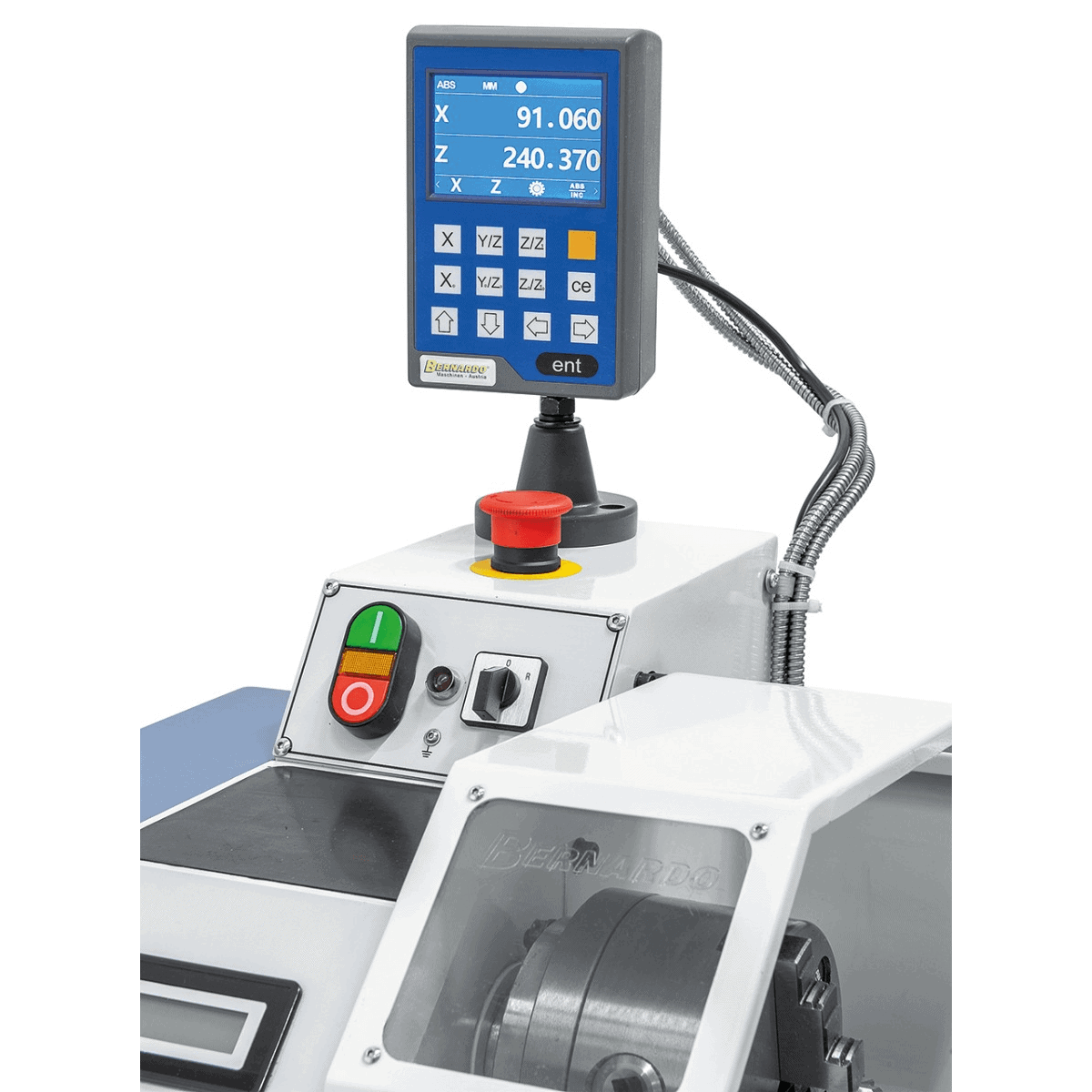 Tornio Bernardo Profi 450 S Vario 230V con DRO 2 assi DT40