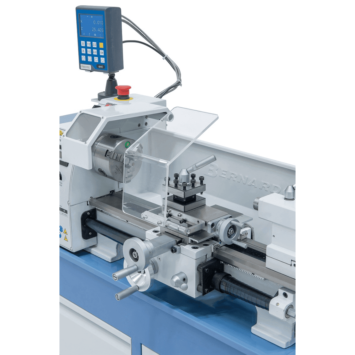 Tornio Bernardo Profi 400 V / 230 V con DRO 2 assi DT 40