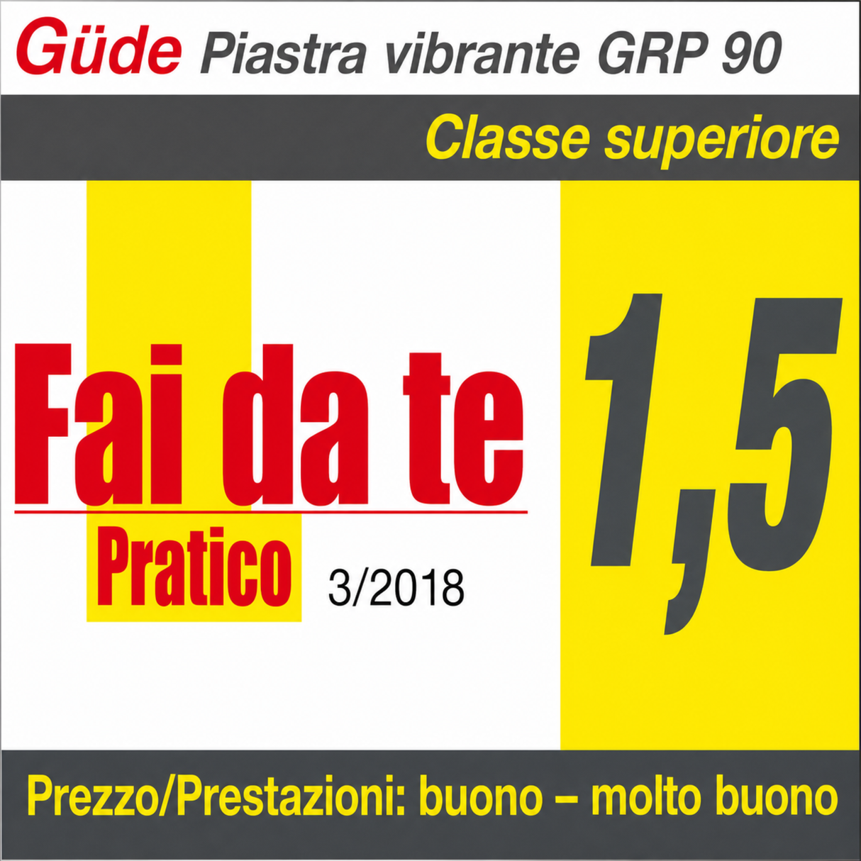 Equipamento de construção Guede Placa vibratória GRP 90