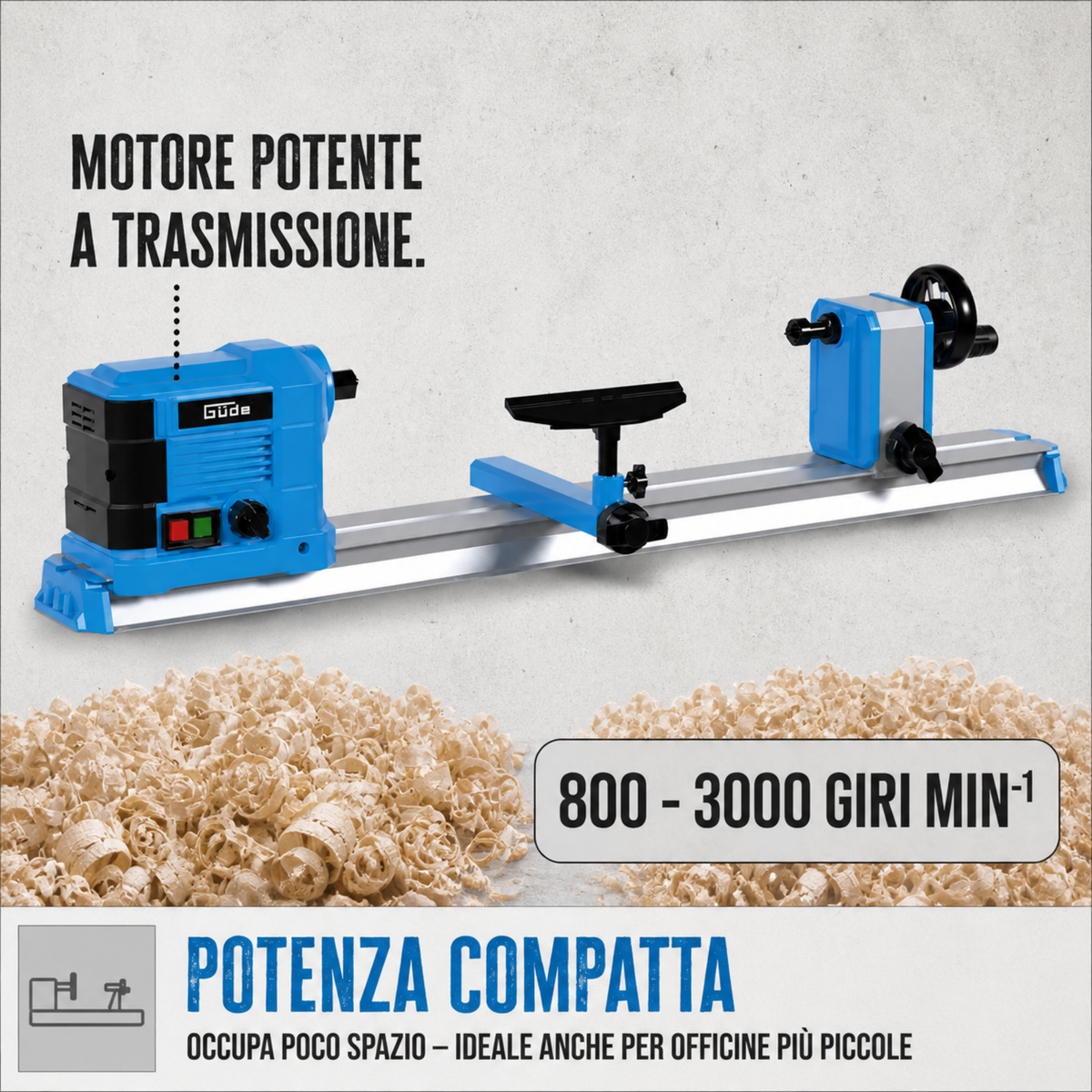 Torno para madeira Guede Güde GDM 600