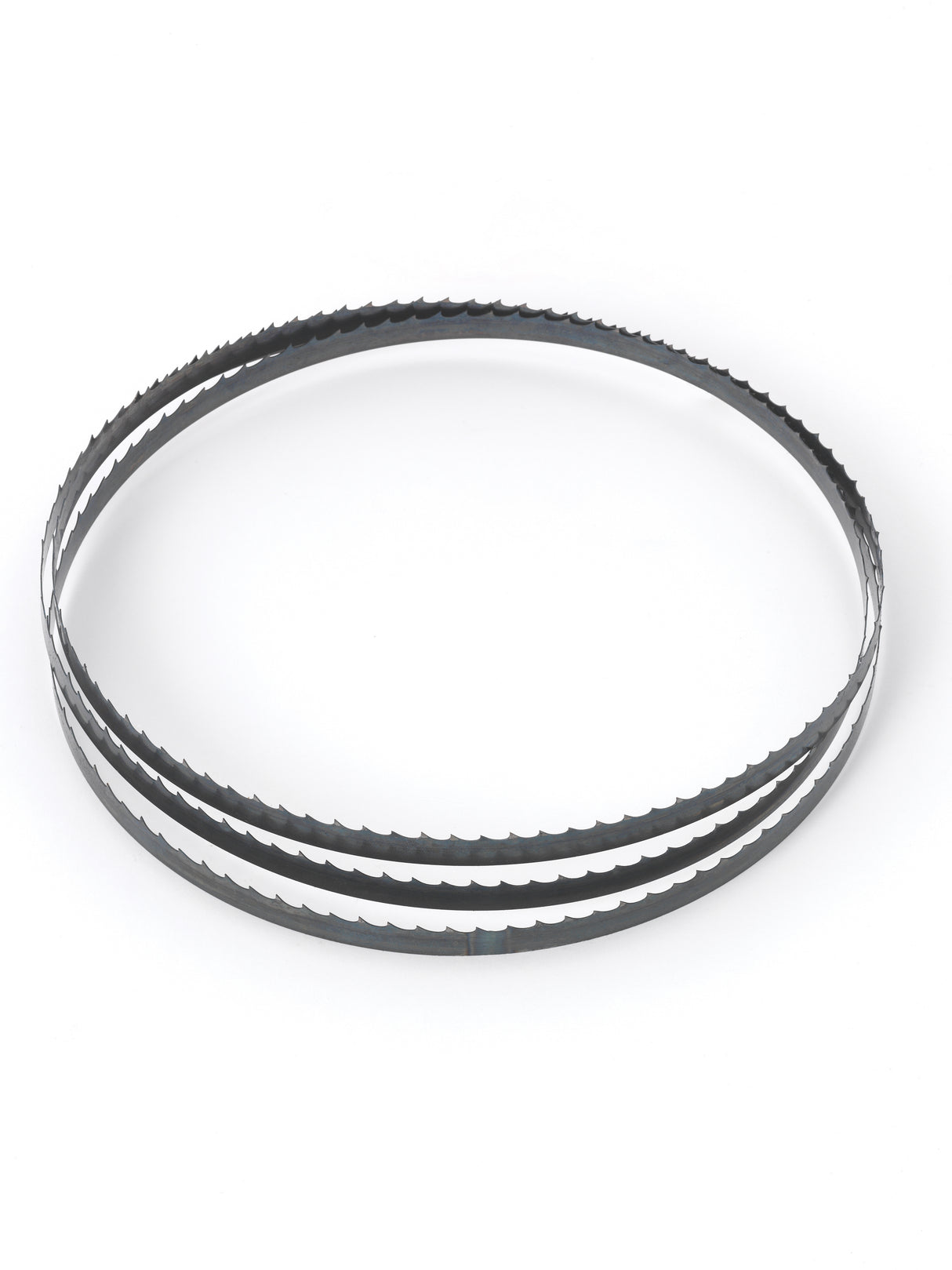 Confezione da tre lame Record Power con larghezze differenziate da 1/4", 3/8" e 1/2", dedicate alla sega a nastro BS250 per uso falegnameria.