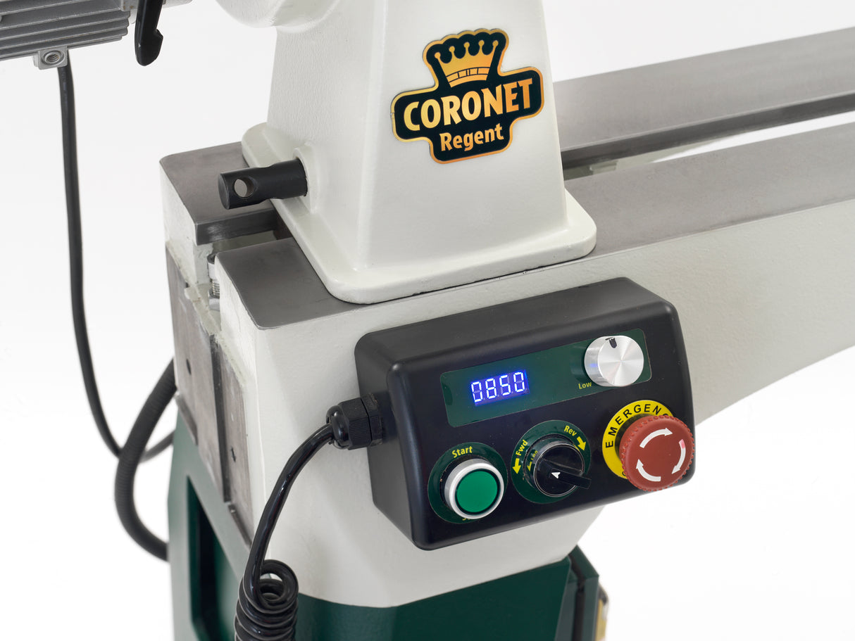 Record Power Tornio per legno in ghisa a testa girevole – 230 V