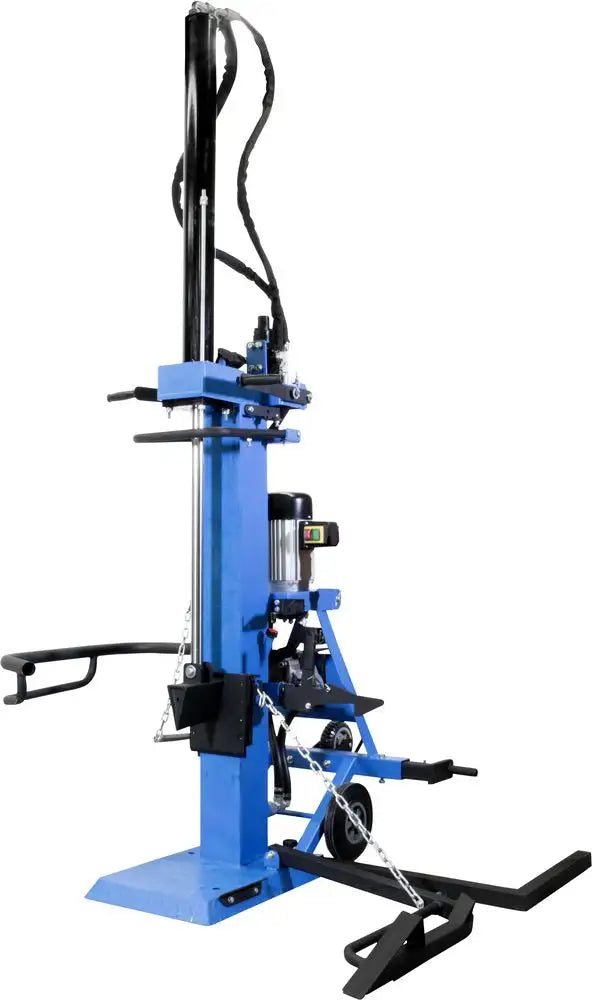 Spaccalegna verticale Güde GHS 1000/14TEZ-A con doppia alimentazione elettrica e PTO, sollevatore tronchi e coltello in acciaio speciale per tronchi da 1 metro.