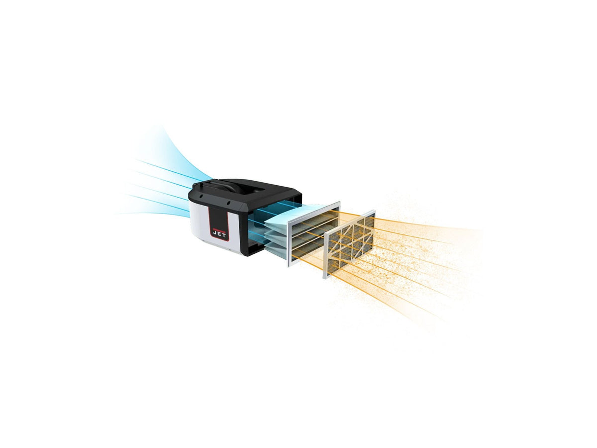 Aspirador Jet AFS-1000C Sistema filtragem ar automático 1 micron