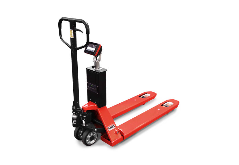 Porta-paletes pesapallet RAVAS 5200 – touchscreen 5", multirange 0,2/0,5/1 kg